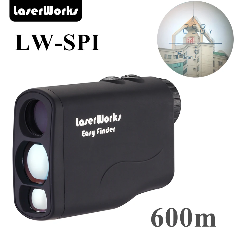 

LaserWorks 1000m Golf Laser Rangefinder with pinseeker,scan,Fog,Speed