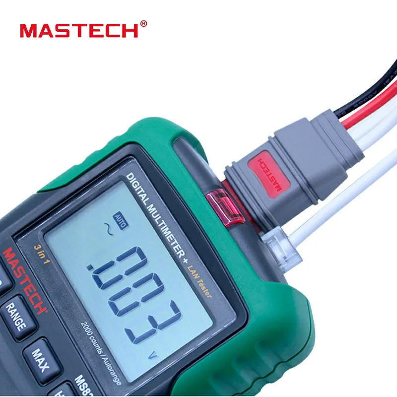 MASTECH MS8236 автоматический Диапазон Цифровой мультиметр LAN тестер сетевой кабель трекер тона проверка телефонной линии Бесконтактное напряжение обнаружения
