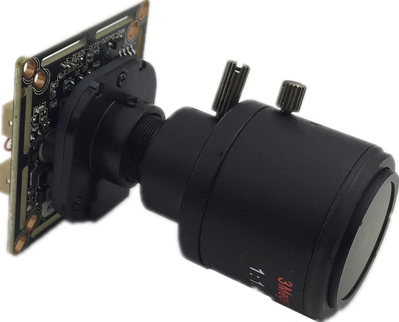 AHD/XVI 720P XM310+ H62 плата модуля камеры с объективом M12 рыбий глаз панорама 2,8-12 мм ручной зум 1.0MP IRC 38*38 мм