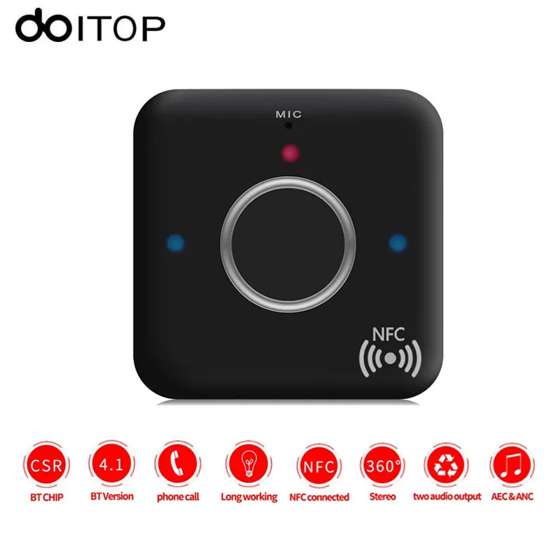 Беспроводной музыкальный аудио ресивер DOITOP B7 Bluetooth 4 1 наушники для колонок дома