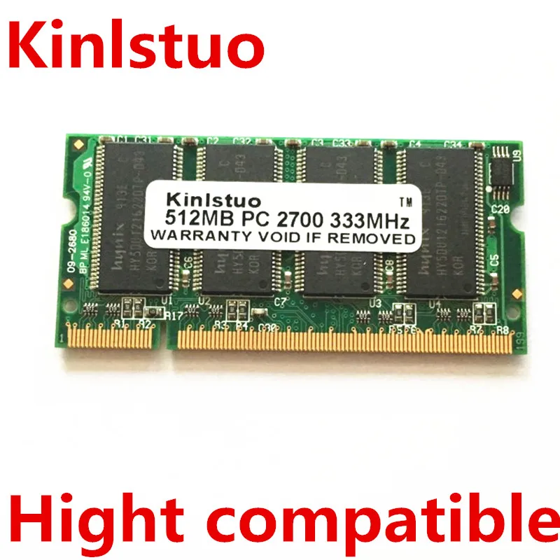Kinlstuo ddr1 1GB 2GB PC2700 DDR333 200PIN SODIMM память для ноутбука 1G 200 pin SO DIMM RAM DDR лэптоп ноутбук