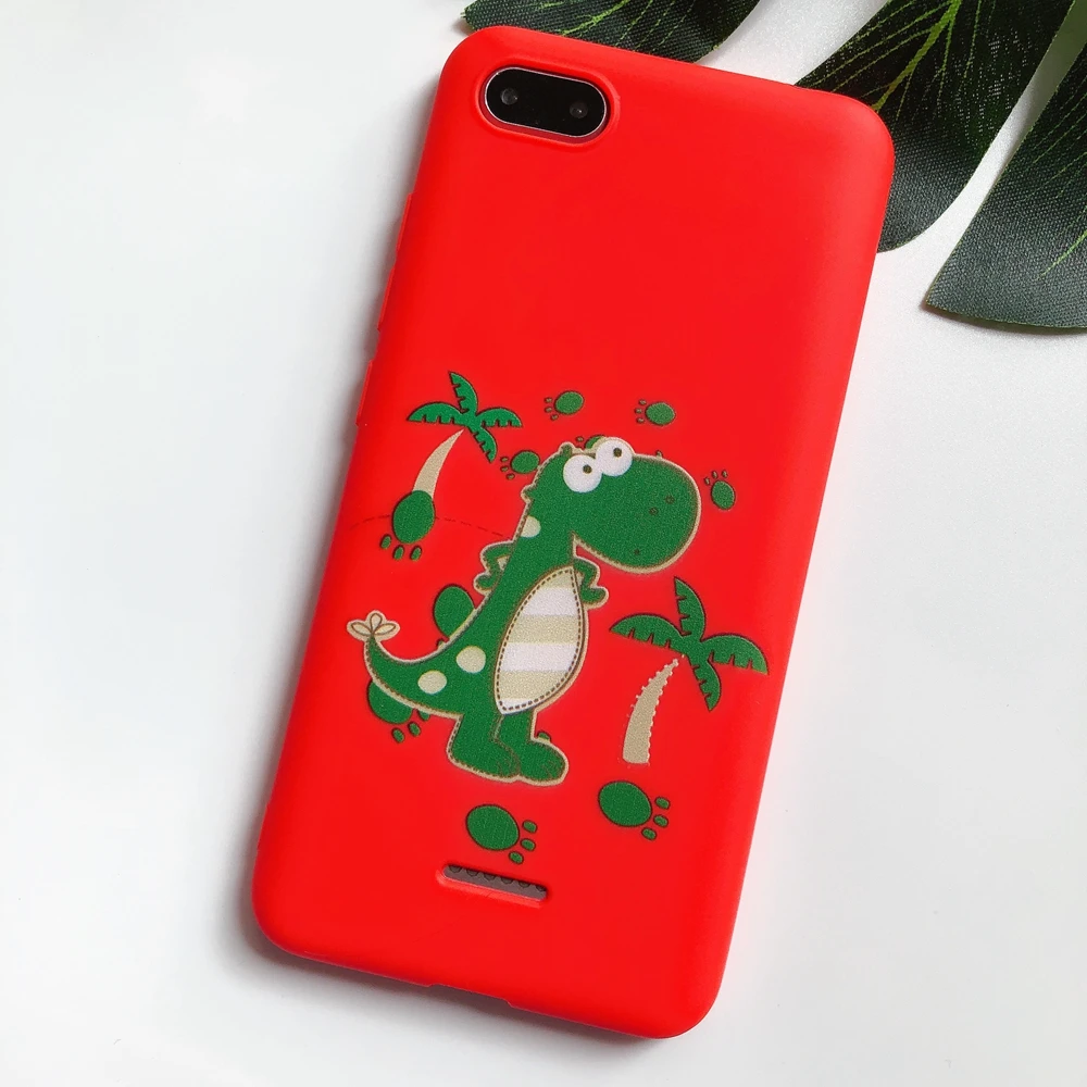G1 Красный mi GO чехол s on для Xiao mi Redm 6A чехол Kawaii Ремешок силиконовый для etui Xiao mi Redm 6A 5A 4X Xio mi A1 A2 чехол для телефона - Цвет: G1