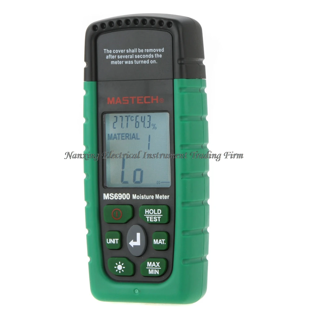 Цифровой мини-измеритель влажности MASTECH MS6900 измеритель дерева бетона зданий с
