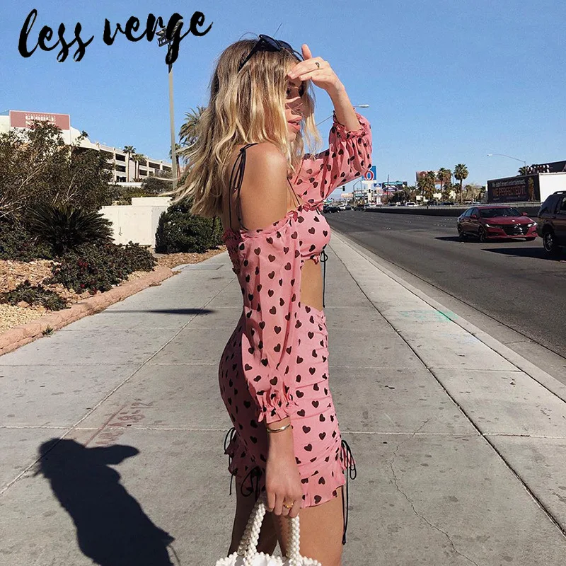 Розовый Шифоновый комплект одежды из двух предметов с принтом lessverge платье