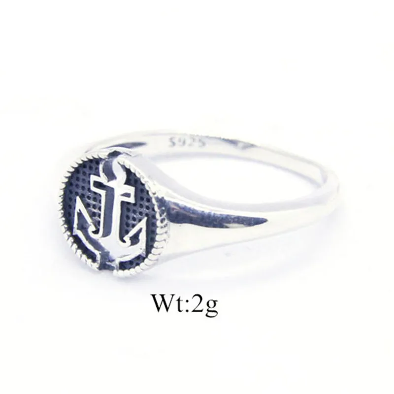 Size 6-10 Newest 925 Sterling Silver Cool Anchor Ring Lady Girls S925 Fashion Popular | Украшения и аксессуары