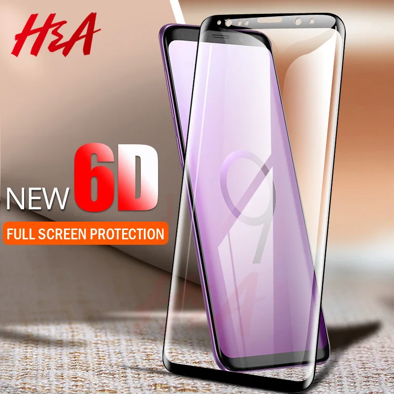 Защитная пленка H& A 6D для samsung Galaxy S9 S8 Plus Note 9 8 из закаленного стекла на S9Plus S8Plus