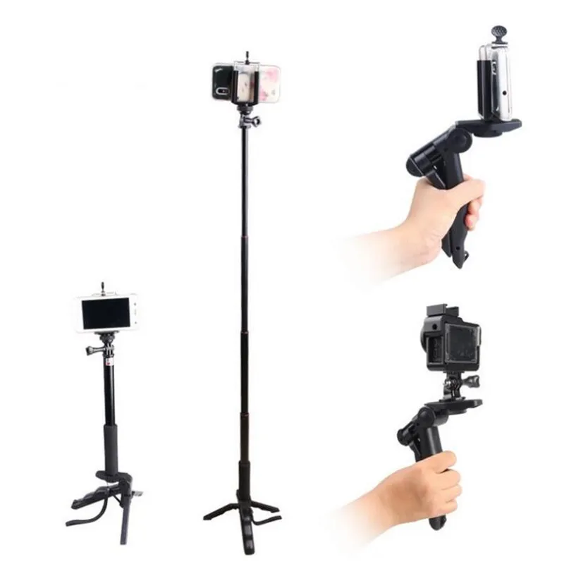 Портативный складной штатив для экшн Камеры Gopro Hero 6 5 мини Трипод с поворотной