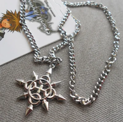Japanese anime peripheral Kingdom Hearts Dearly beloved necklace pendant popular act the role is tasted doll accessories | Украшения и