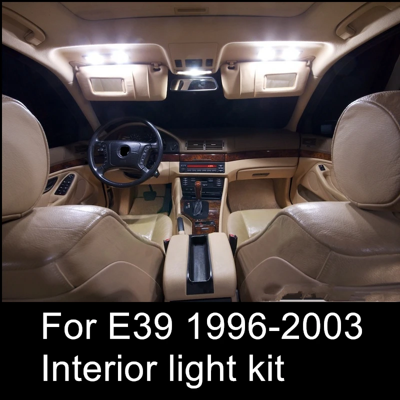 

Shinman 18pcs free shipping error free LED Interior Light Kit for BMW 5 series E39 525i 528i 530i 540i M5 accessorie 1996-2003