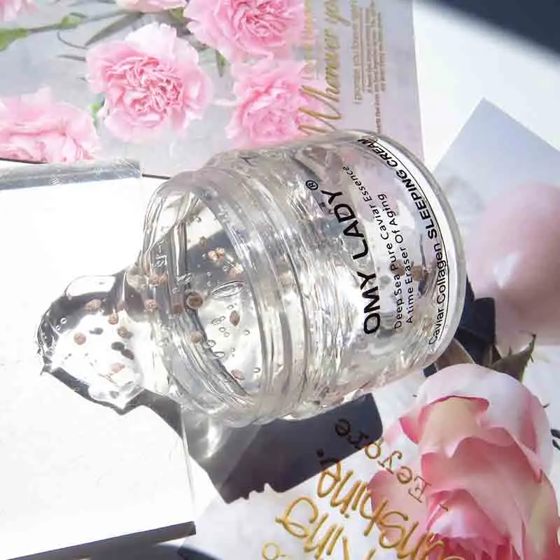 

High Quality 50g Caviar Collagen Sleeping Cream Anti-aging Firming Moisturizing Repairing Skin Cream NShopping