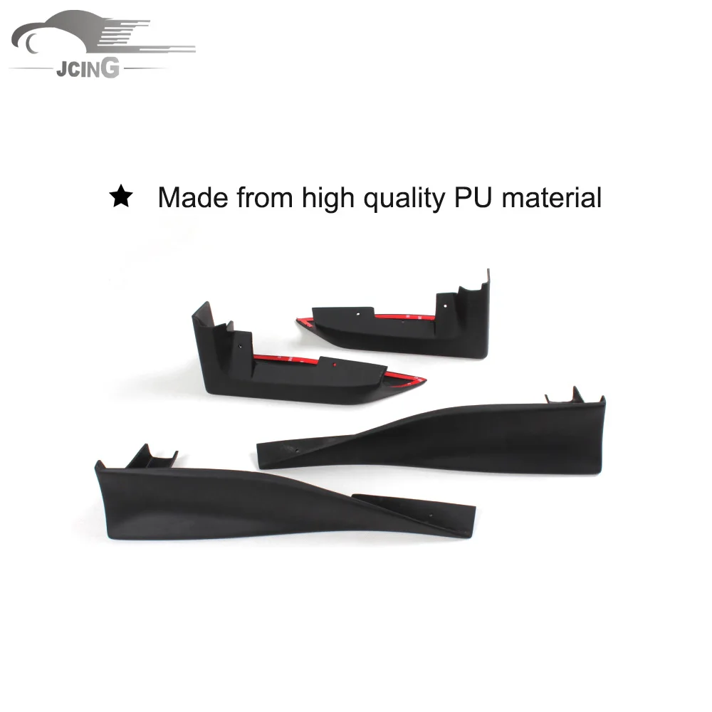 4 шт./компл. Передние Задние боковые юбки разветвители фартуки для Subaru Impreza 7th MK7 WRX