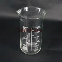 600ml tall form beaker chemistry laboratory borosilicate glass transparent beaker thickened with spout