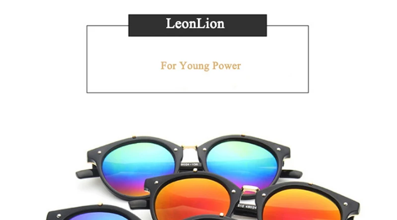 LeonLion Винтаж заклепки Для женщин солнцезащитные очки Карамельный Цвет Роскошные UV400 Oculos De Sol Feminino классические уличные очки для путешествия