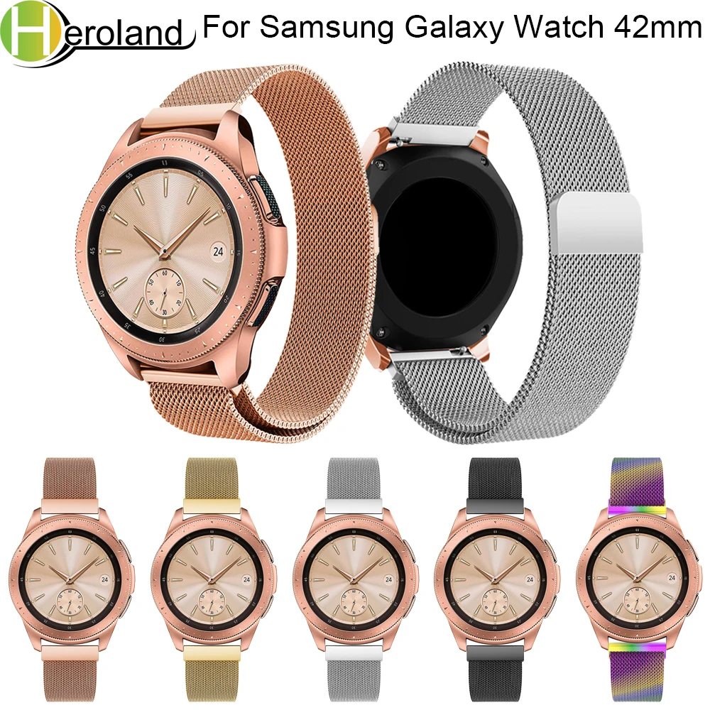 Фото Ремешок для часов из нержавеющей стали Samsung Galaxy Watch 42 мм Ремешки часов Ремешок для часов из нержавеющей стали Samsung Galaxy Watch 42 мм Ремешки часов