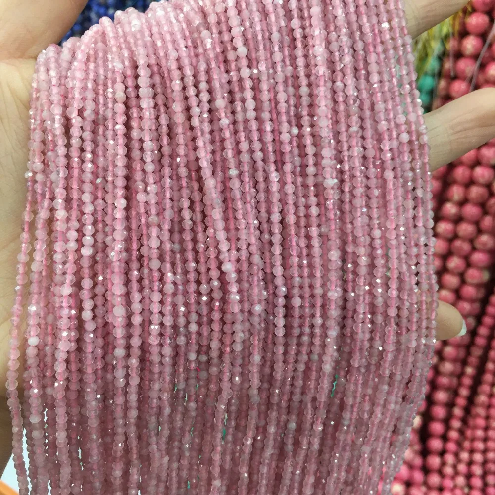 Маленькие бусины из натурального камня, бусины из натурального граната, апатит 2 мм, разделенные бусины для изготовления ювелирных изделий, ожерелье, браслет своими руками