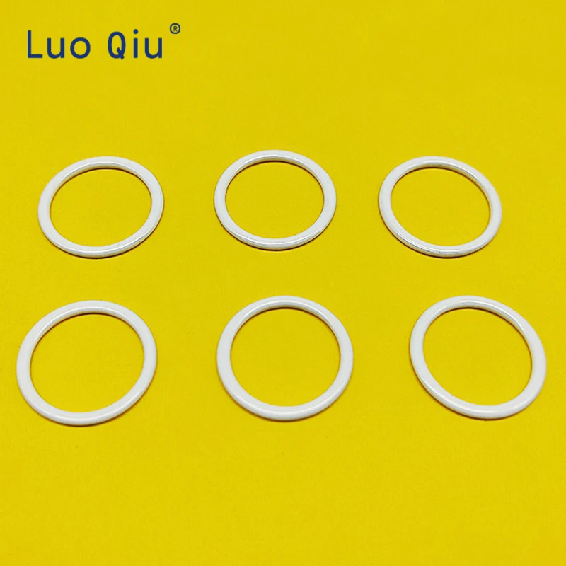 Нижнее белье Luo Qiu нижнее белого цвета с пряжкой и кольцом 15 мм 55 шт./упак.