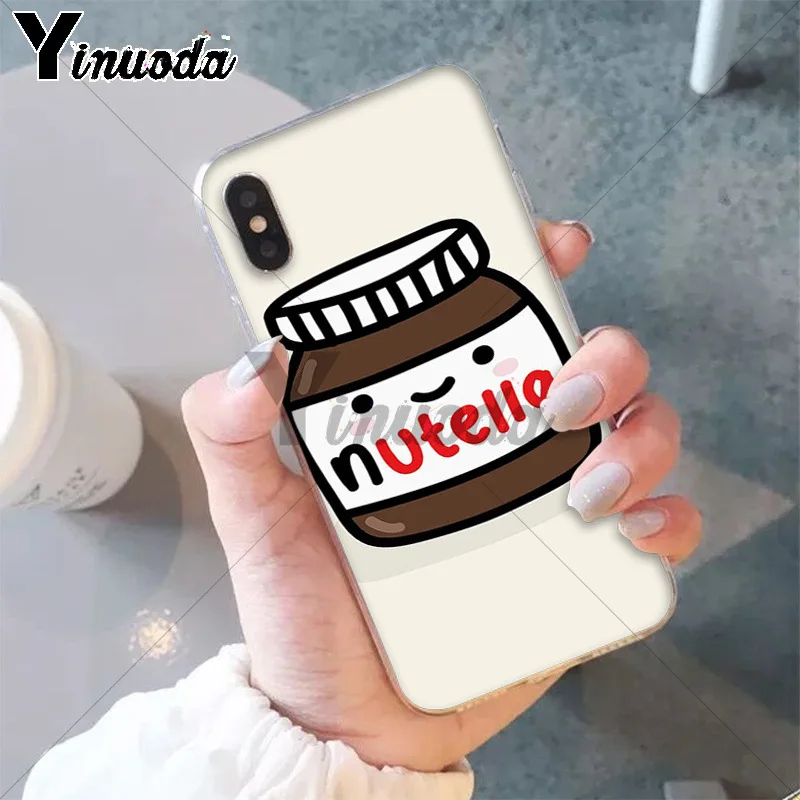 11pro MAX I Love Kawaii nutella мягкий чехол для телефона из ТПУ iPhone 6S 6plus 7 7plus 8 8Plus X Xs 5 5S XR |