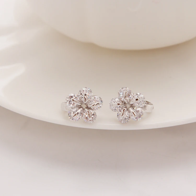 Женские серьги гвоздики золотого цвета ZOSHI роскошные ювелирные украшения с