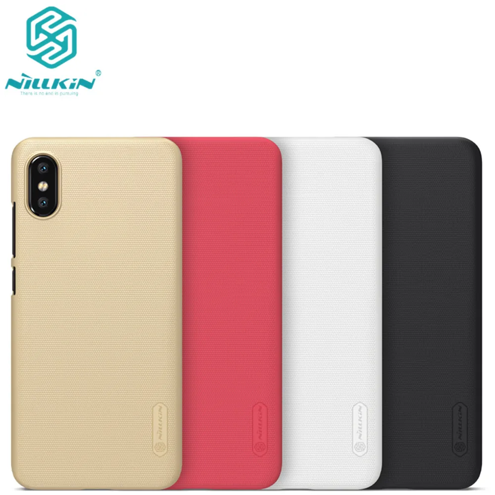 10 шт./партия Nillkin Супер Матовый Защитный чехол для Xiaomi mi 8 проводник ПК Жесткий