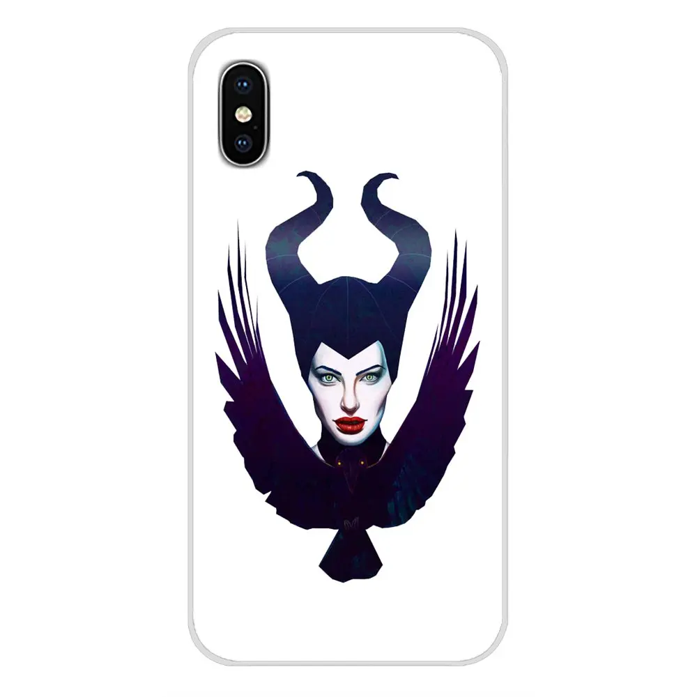 Для Samsung A10 A30 A40 A50 A60 A70 Galaxy S2 Note 2 3 Grand Core Prime Angelina Jolie Maleficent horns мобильный телефон