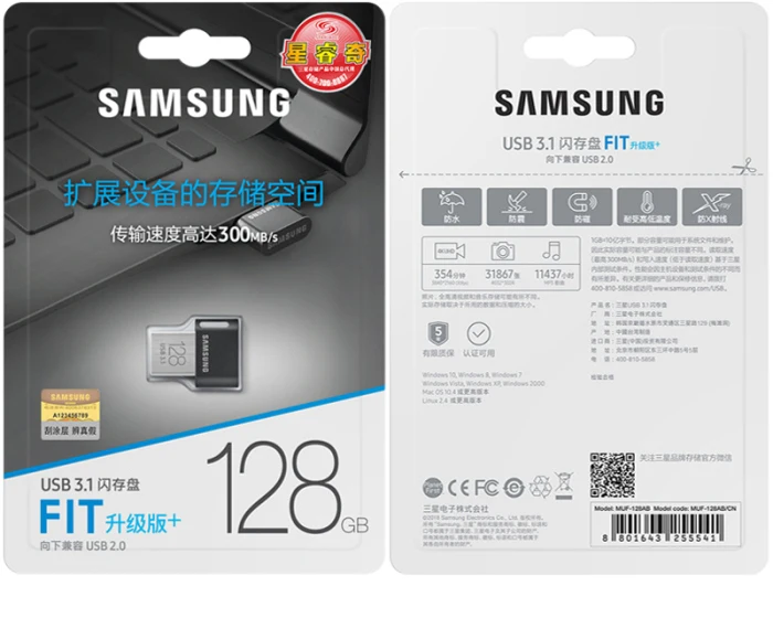 Samsung USB 3,1 флеш-накопитель 64 Гб оперативной памяти, 32 Гб встроенной памяти до 200 МБ/с. Memoria usb ключ Usb 3,0 флеш-накопитель 256 ГБ 128 ГБ до 300 МБ/с. мини флеш-накопитель