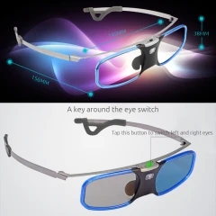 Высококачественные съемные 3D-очки для проектора очки с активным затвором 3D |