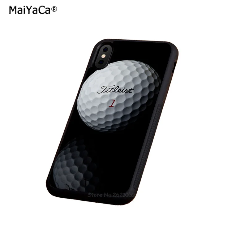 B5003 MaiYaCa мяч Гольф мягкий силиконовый край телефон чехол s для apple iPhone 11 pro max 5S SE 6 6s 7 8 plus XR XS MAX чехол - Цвет: B5003