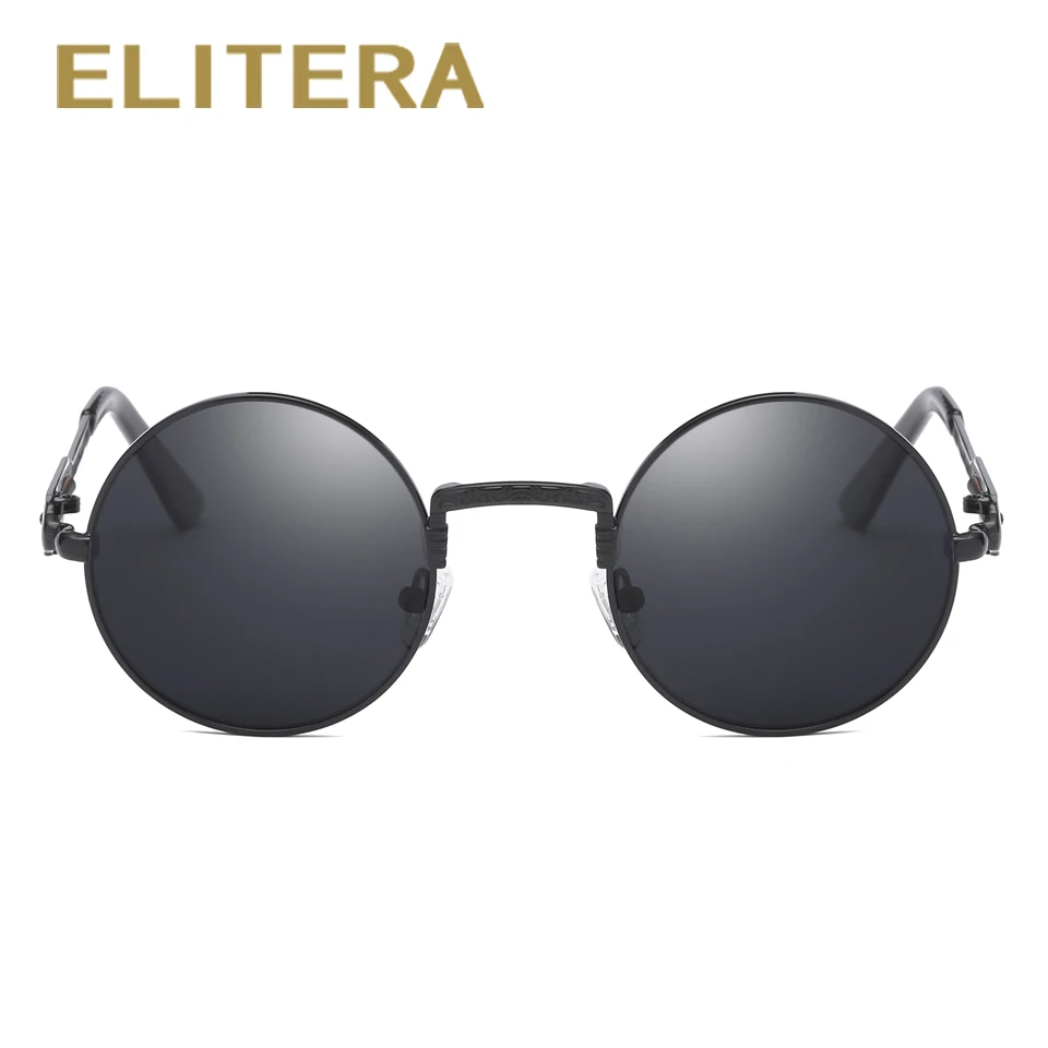 Бренд ELITERA дизайнерские готические солнцезащитные очки в стиле стимпанк мужские