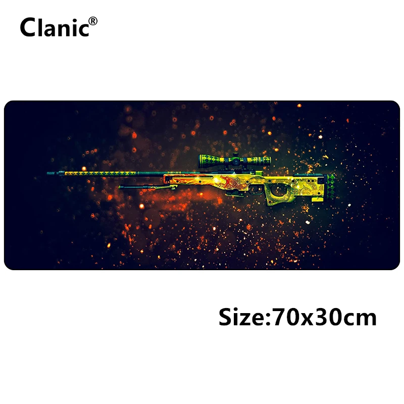 70*30 см csgo игровой коврик L, XL Большой профессия игровой коврики для мыши геймер Коврик для мыши кс го пистолет Awp AK47 M4 могут быть настроены