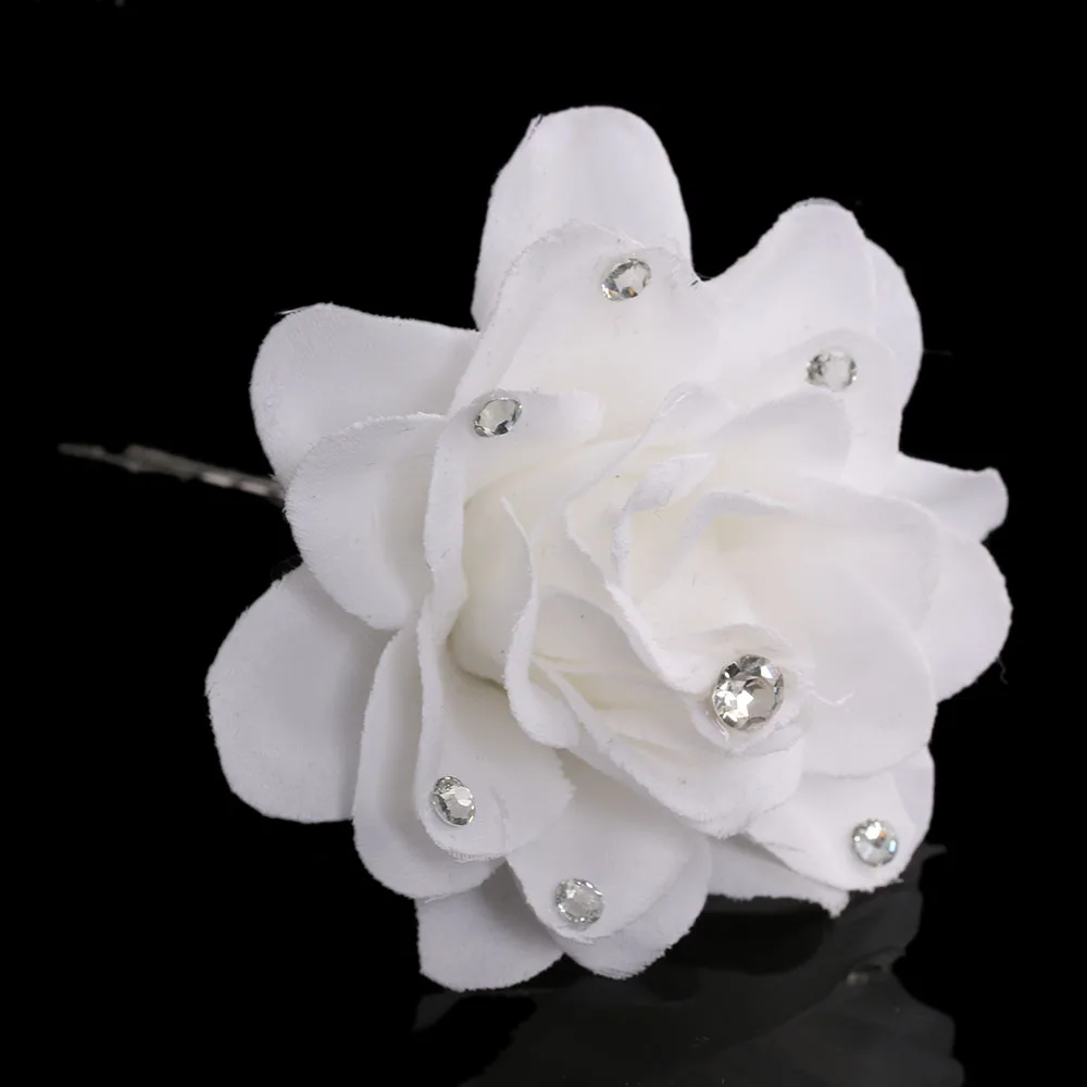 Новинка 2017 шикарная заколка для волос из шифона и тюля с розами заколки свадебных