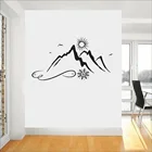 Красивый природный пейзаж солнце горы пикс Настенная Наклейка домашний Декор Гостиная спальня обои роспись Z616