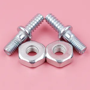 Комплект винтовых гаек с воротником-стойкой для Stihl 017 018 019 021 023 025 MS170 MS171 MS180 MS181 MS210 MS230 MS211 MS250 часть бензопилы