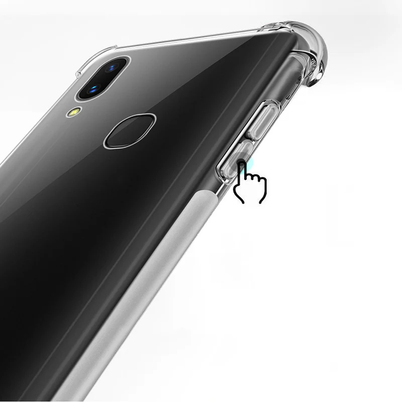 Роскошный противоударный чистый мягкий чехол Capa для Vivo X21i телефона Силиконовая