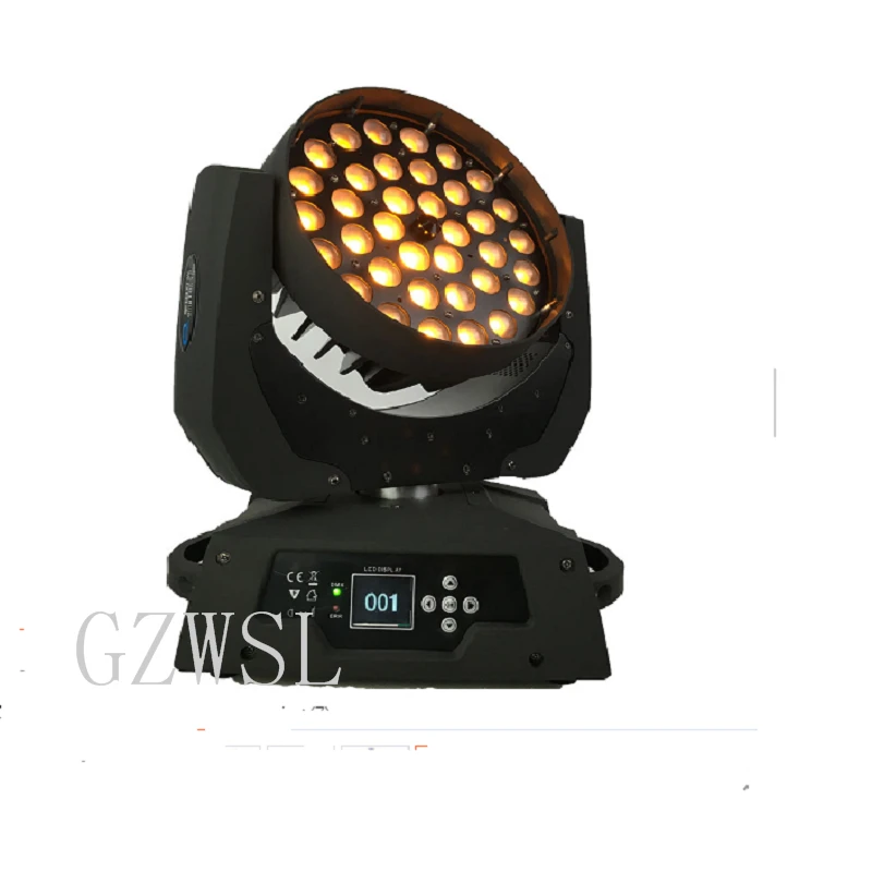 4 шт./лот 36x18 Вт rgbwauv 6in1 led перемещение головы промывочный зум | Освещение