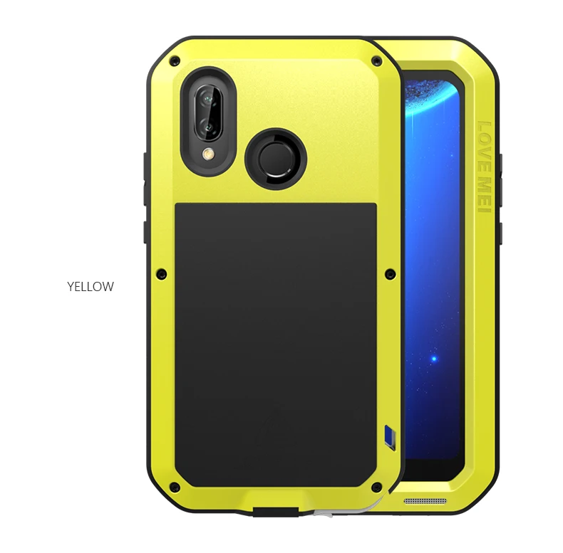 LOVE MEI Metal Aluminum For Huawei P20 Lite Nova 3E P30 Heavy Duty Armor Shockproof Waterproof Powerful Mate 20 | Мобильные телефоны