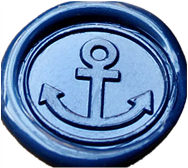 Винтажный якорь на заказ фото логотип свадебные приглашения воск уплотнение