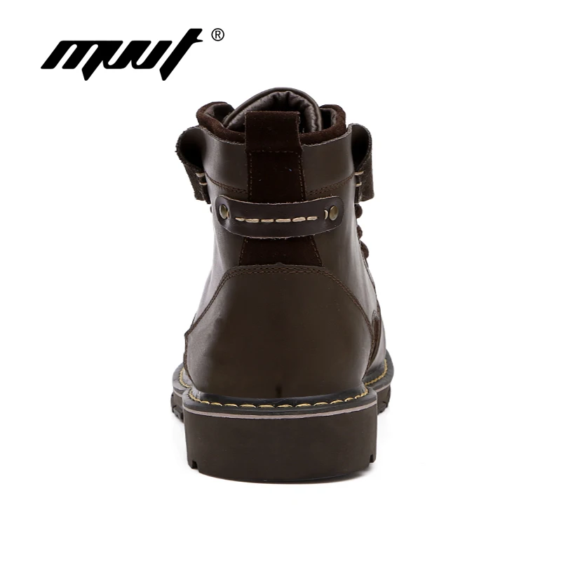 MVVT/ботинки из натуральной кожи мужские зимние ботинки супер качество ковбойские