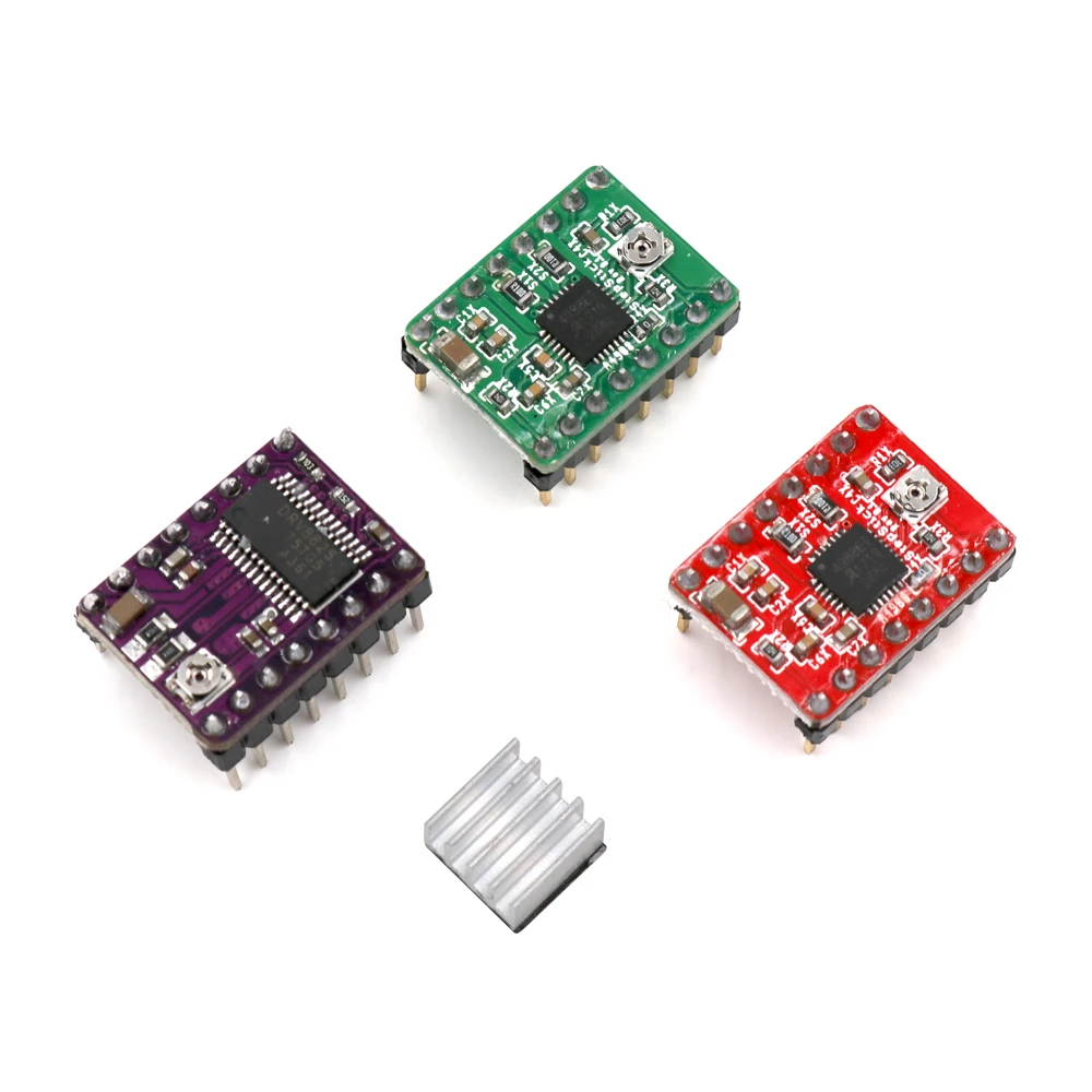 Запчасти для 3D принтера Stepstick A4988 DRV8825 шаговый двигатель модуль драйвера с