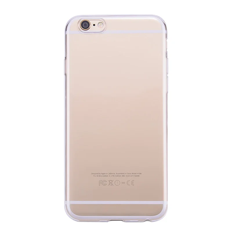 Ультратонкий прозрачный ТПУ для iPhone 7/7 Plus силиконовая гибкая мягкая крышка