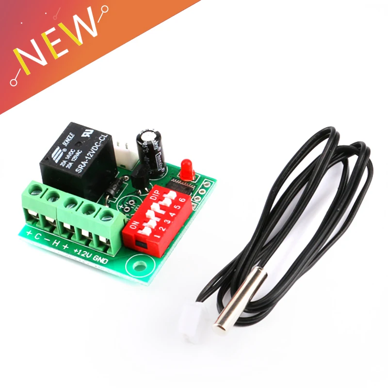 Цифровой регулятор температуры регулируемый термостат 12 В контроллер