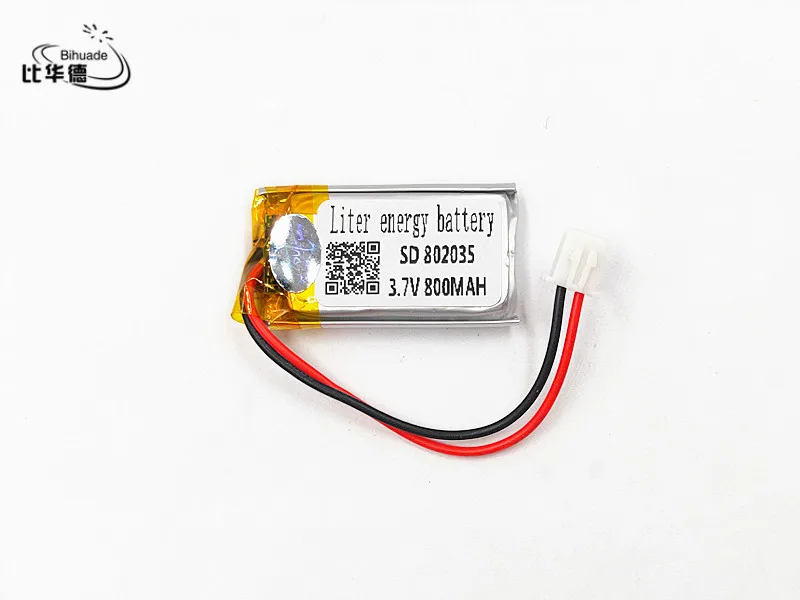 XHR2.54 800 мАч 802035 перезаряжаемые батареи 3 7 В полимерный литиевый|rechargeable battery|lithium