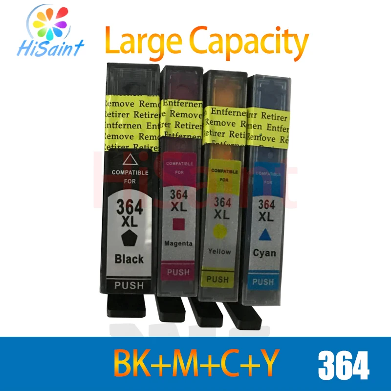 Сменный картридж Hisaint 364XL для принтеров HP 364 xl Deskjet 3070A 5510 6510 B209a C510a C309a|Чернильные