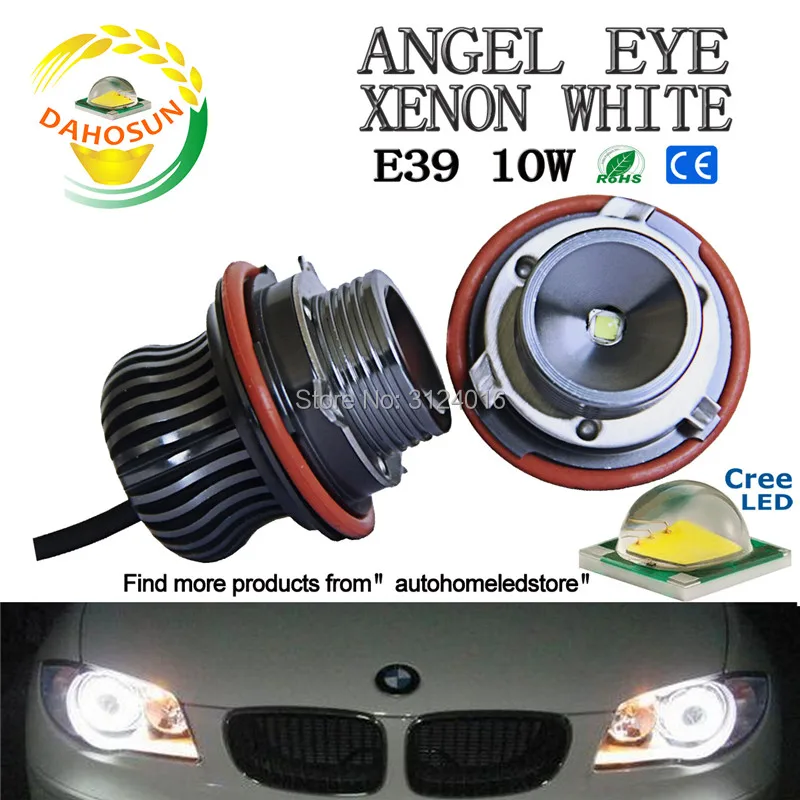 

dahosun 2 X E39 E60 X3 X5 10W Mini Shape LED Angel Eyes for BMW Marker Light