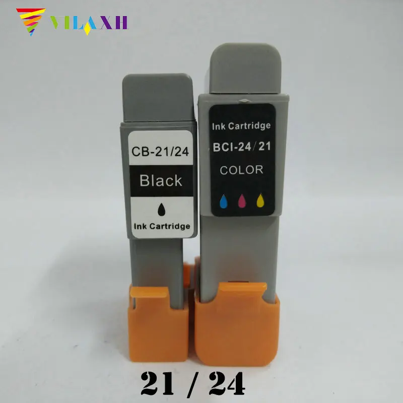 Vilaxh BCI 21 чернильный картридж для Canon BCI21 BCI24 Bjc 2000 2100 2115 2120 400 400j 410 pritner|ink cartridge|ink cartridge