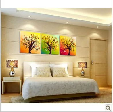 Фабричный магазин Набор для вышивки крестиком тройное Золотое богатое дерево