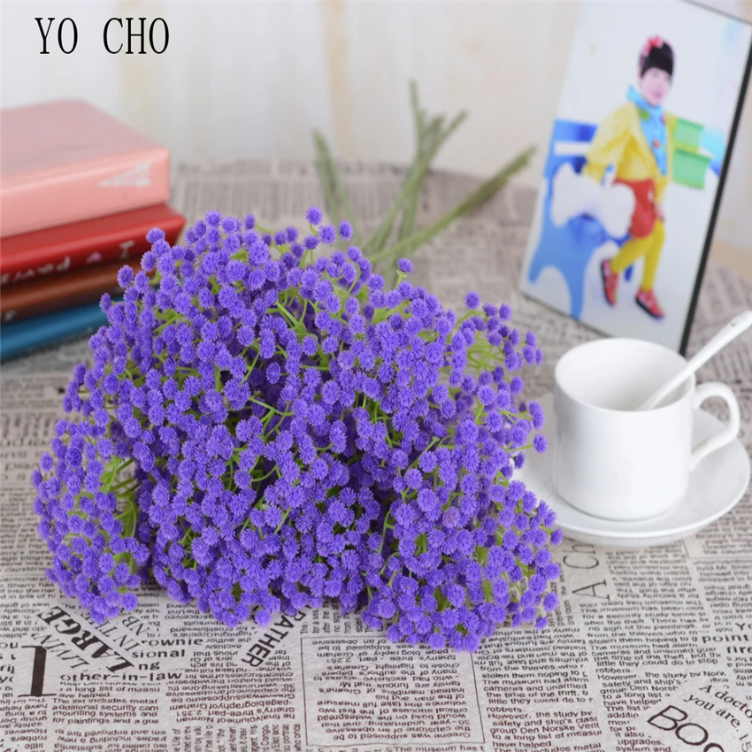 YO CHO10Pcs искусственное детское освещение растение украшение для свадебной