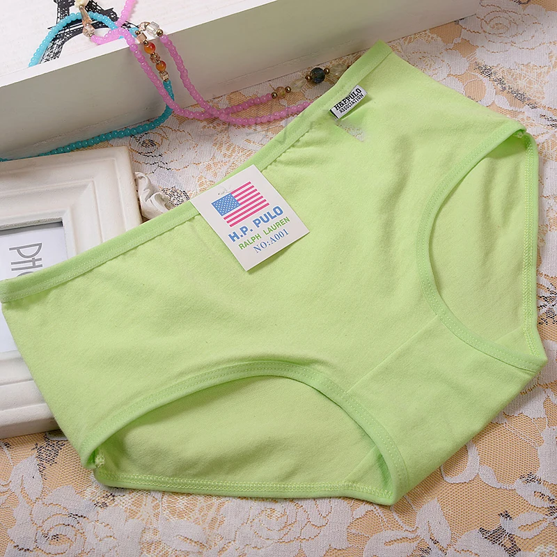 Горячие женские трусики с низкой посадкой Хлопок многоцветный цвет дамское