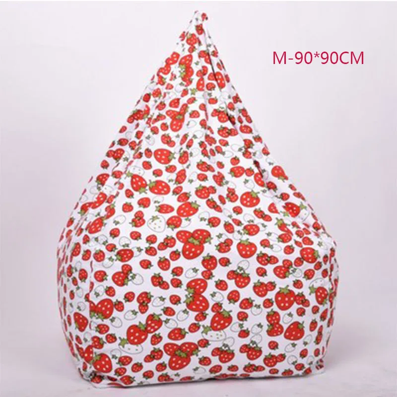 M-90X90CM Чехол для стула, сумки для фасоли, без наполнения, для дома, гостиной, дивана, кровати, ленивый, Повседневный, татами, фасоли, сумки, чехлы для стула для взрослых - Цвет: M-90X90CM