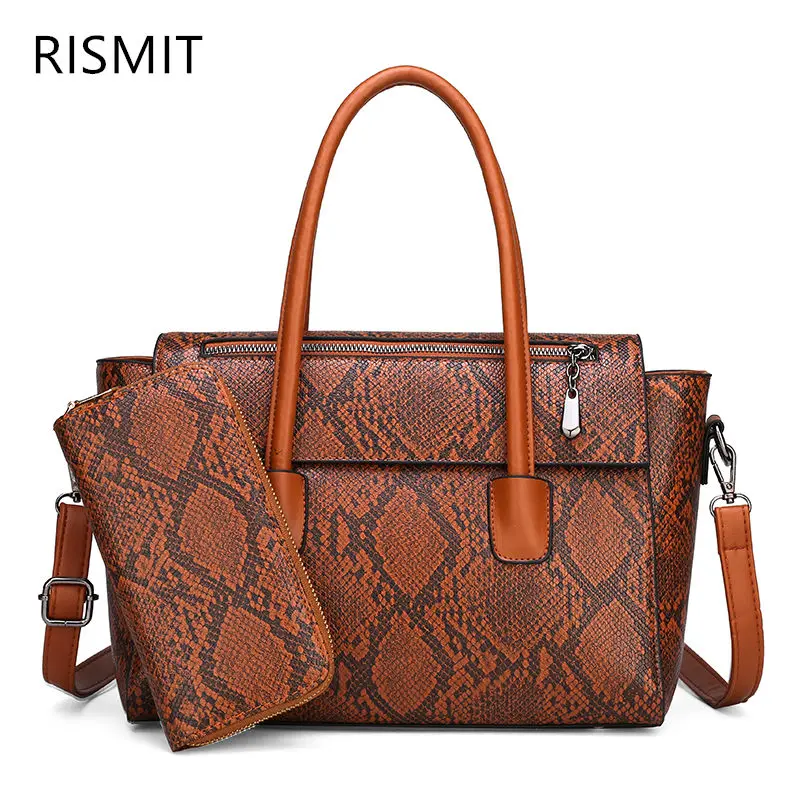Bolsas Feminina Limited Rismit новинка 2019 женская сумка через плечо змеиный живот для женщин и