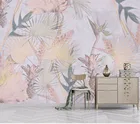 3D фото мультфильм Юго-Восточная Азия тропический лес листья абстрактный цветок 8D обои настенные фрески Гостиная ТВ диван фон